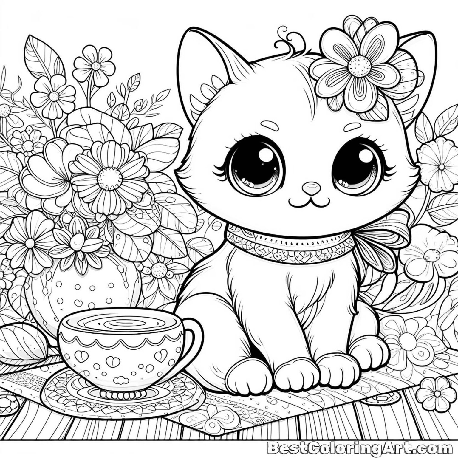 cat-with-flowers-coloring-sheet-printable-free-pdfs