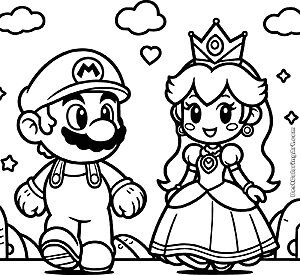 Mario and Princess - Mario Bross