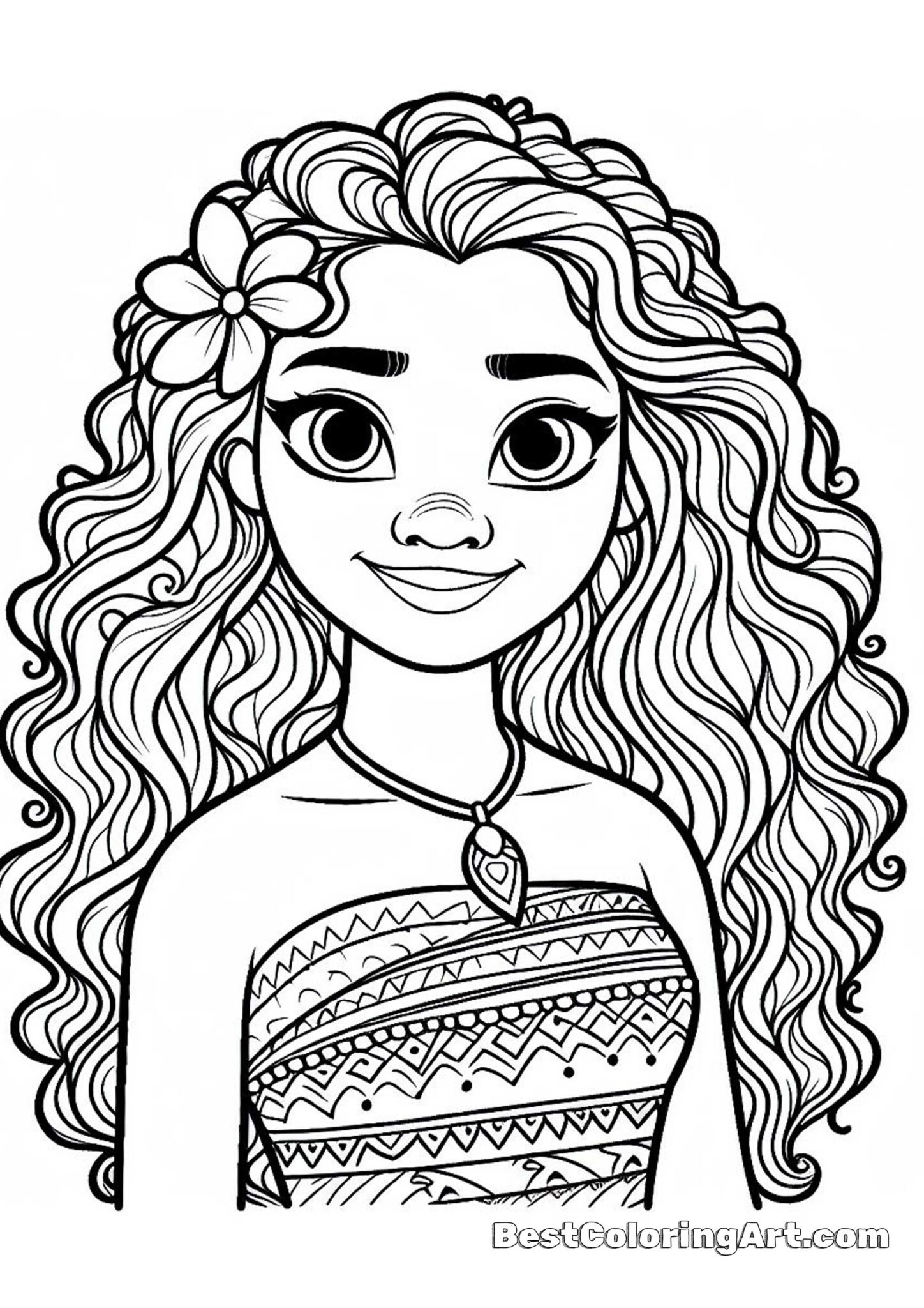 Moana Coloring pages - BestColoringArt.com