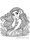 long hair Moana