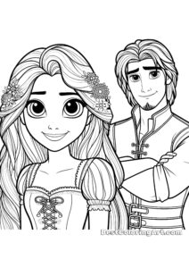 Rapunzel and Flynn