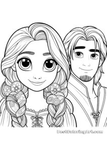Portrait Rapunzel and Flynn