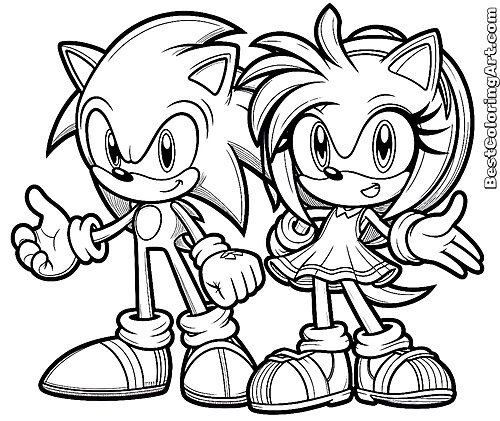 Sonic Coloring Pages (Free PDF Printables) - BestColoringArt.com
