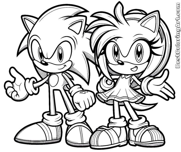 Sonic Coloring Pages (Free PDF Printables) - BestColoringArt.com