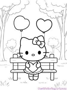 hello kitty in the park