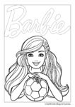 Barbie with a ball