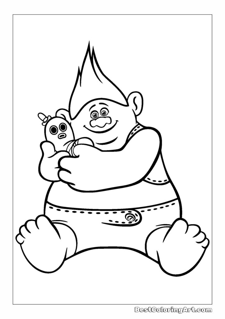 Trolls coloring pages - BestColoringArt.com