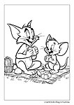 Tom and Jerry at a picnic