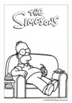 Homer on the couch