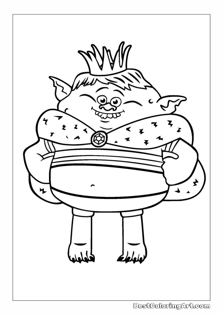 Trolls coloring pages - BestColoringArt.com