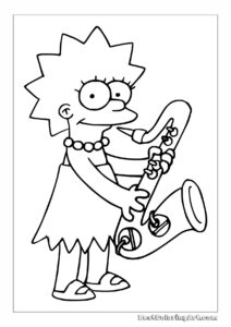 Lisa plays the saxophone