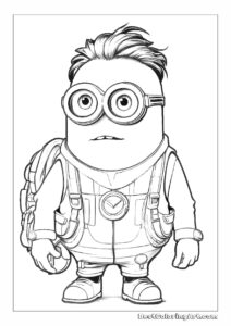 Minion with a backpack