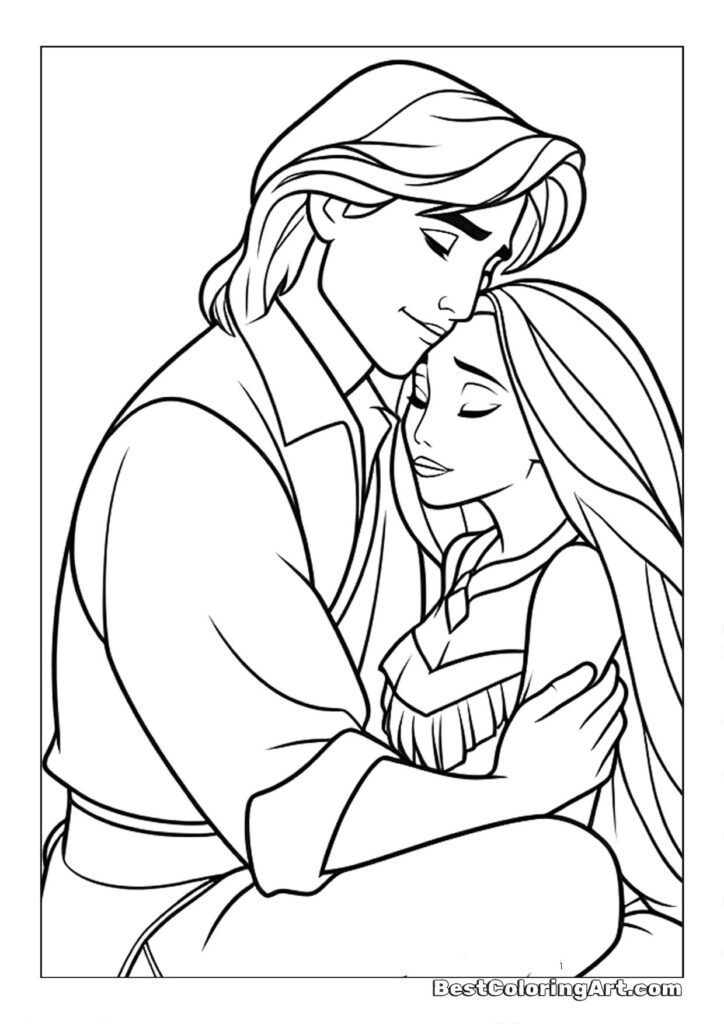 john smith coloring page online pocahontas