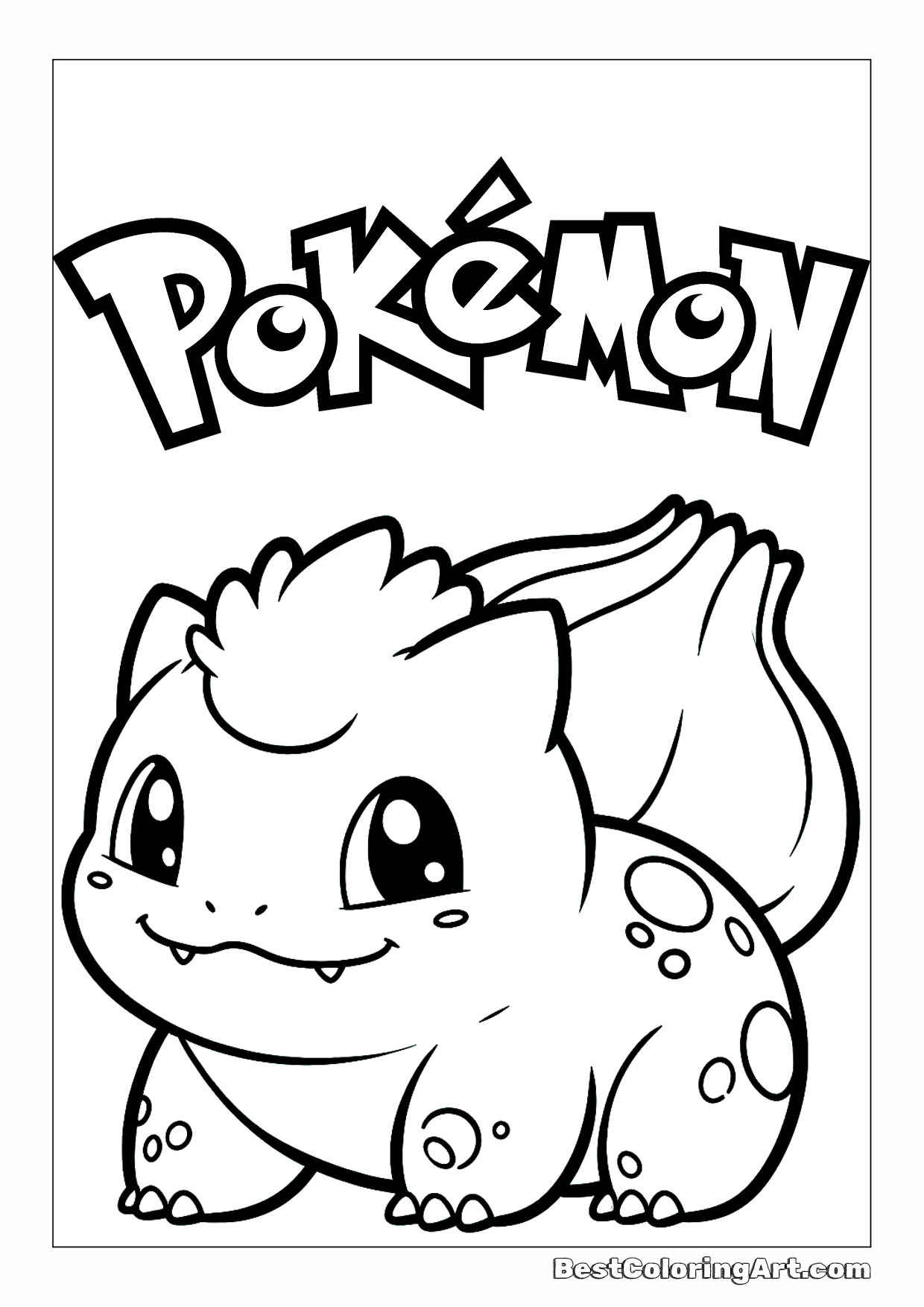 10 Awesome Bulbasaur Coloring Pages for Kids to Unleash Their Creativity