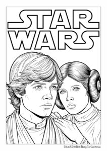 Skywalker and princess Leia