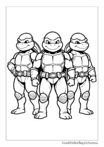 Three Ninja Turtle